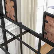 Bunk Bed Twin Over Twin Size Metal Bunk Bed with Ladder and Full-Length Guardrail Metal Bunk Bed Black