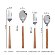 1pcs Dinnerware Stainless Steel Western Food Steak Supplies  Fork Spoon Kitchen Accessories Durable Tableware Western Cutlery