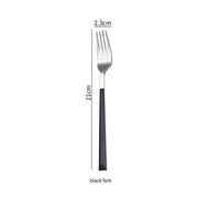 1pcs Dinnerware Stainless Steel Western Food Steak Supplies  Fork Spoon Kitchen Accessories Durable Tableware Western Cutlery