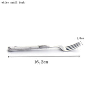 1pcs Dinnerware Stainless Steel Western Food Steak Supplies  Fork Spoon Kitchen Accessories Durable Tableware Western Cutlery