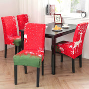 Christmas Decor Dining Room Chair Cover