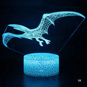 3D LED Night Light Lamp Dinosaur Series