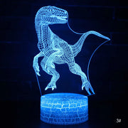 3D LED Night Light Lamp Dinosaur Series