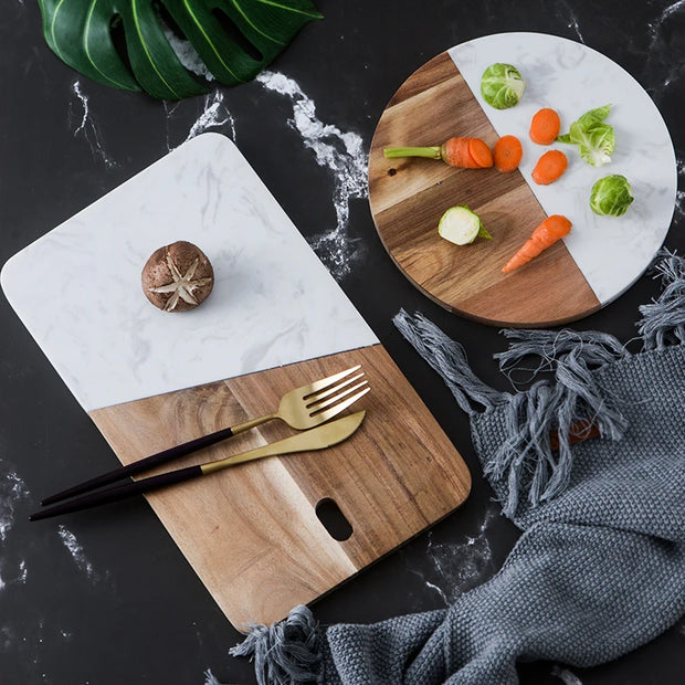 Stone board kitchen accessories marble cheese board jewelry storage board bread sushi plate western food plates