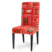 Christmas Decor Dining Room Chair Cover